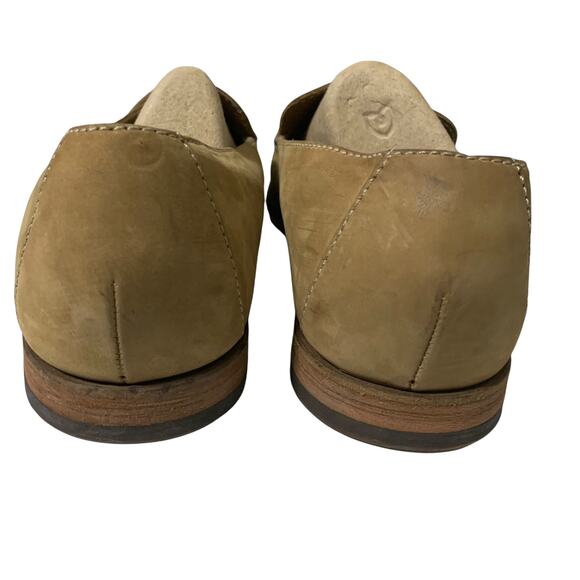Cole Haan Women's Tan Suede‎ Loafers 10 Corp Light Academia Round Toe Slip On - Picture 3 of 12